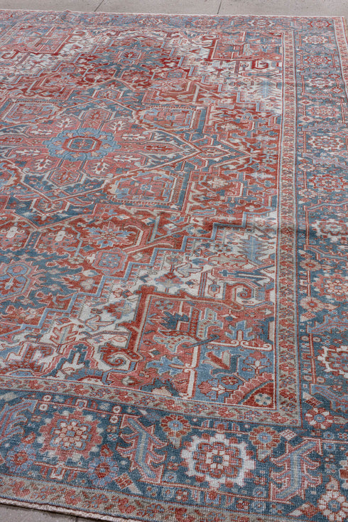 Antique Heriz Area Rug (8' x 11')